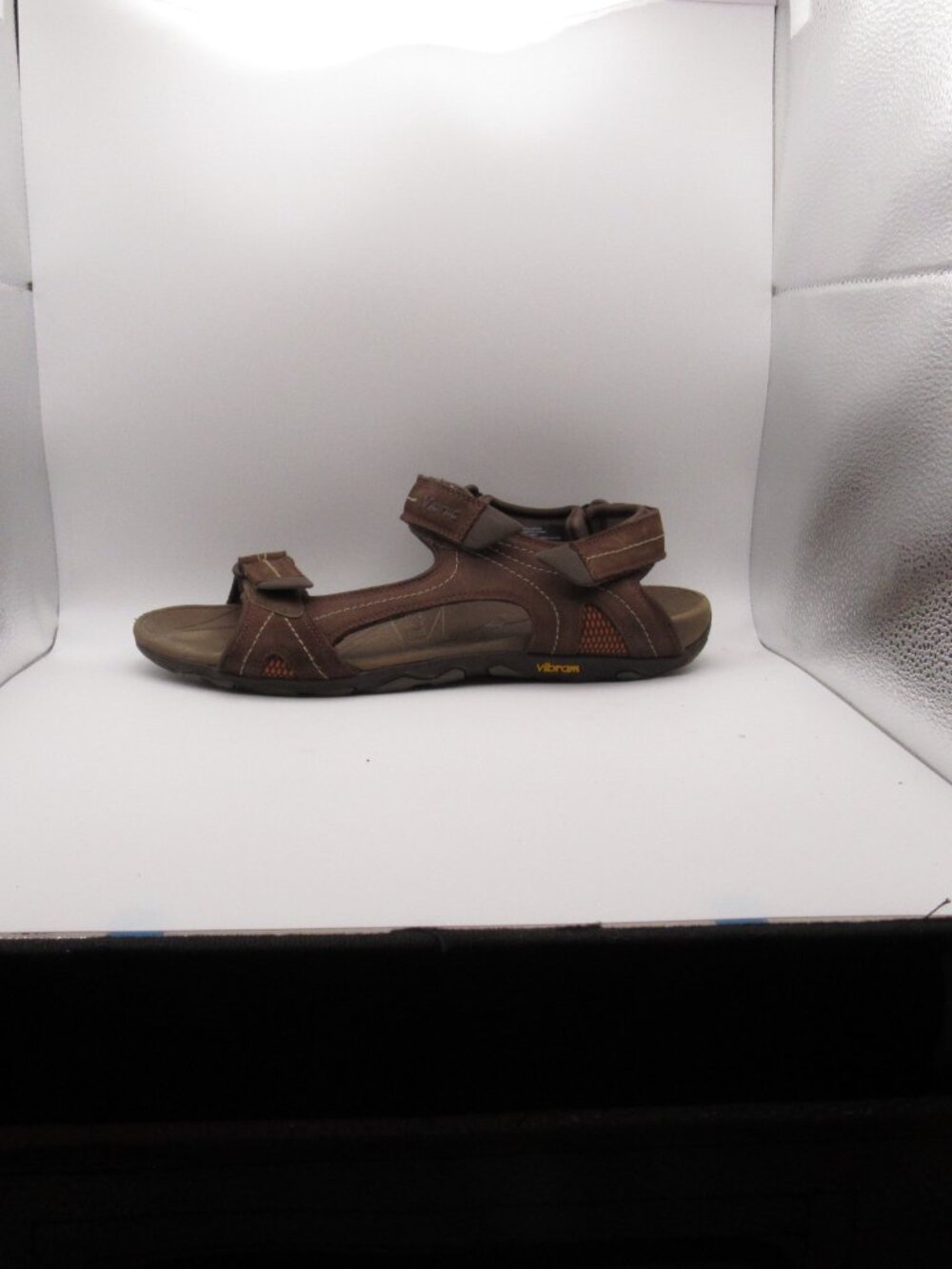 Vionic Brown Boyes Men's Leather Strap Sandals Size 11 - Picture 10 of 14